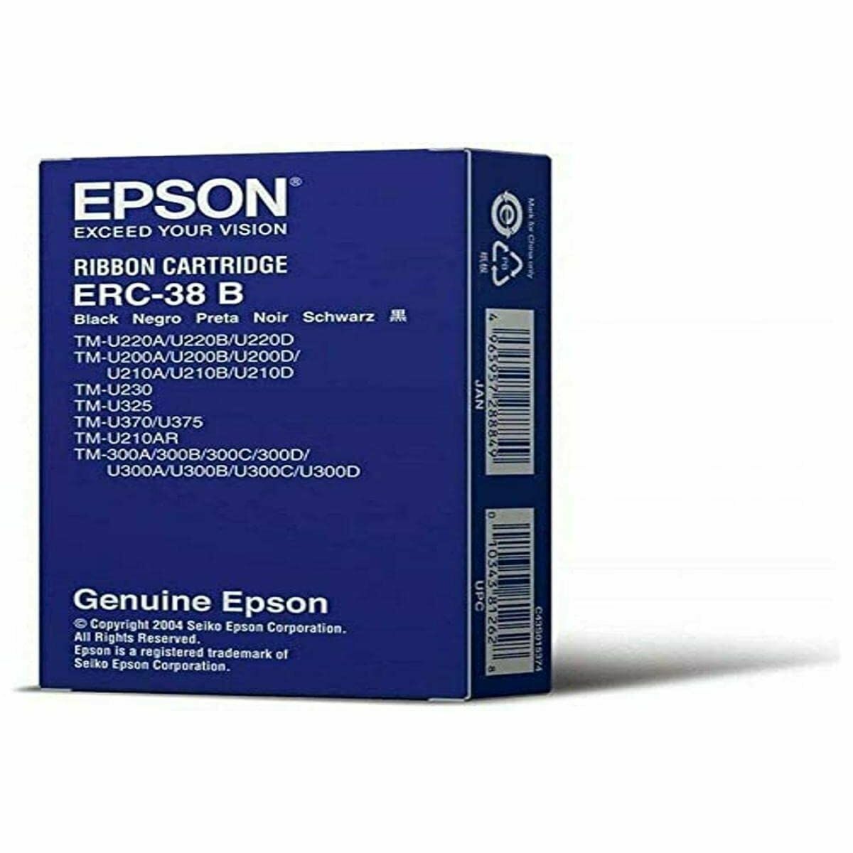 Fita de impressora de agulhas original Epson ERC-38 Preto