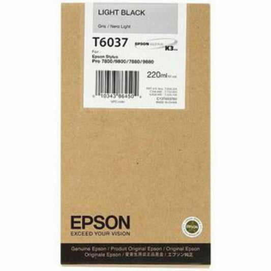 Tinteiro de Tinta Original Epson C13T603700 Preto