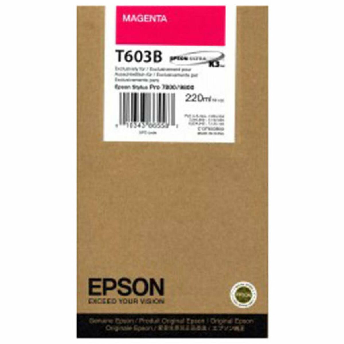 Tinteiro de Tinta Original Epson C13T603B00 Magenta