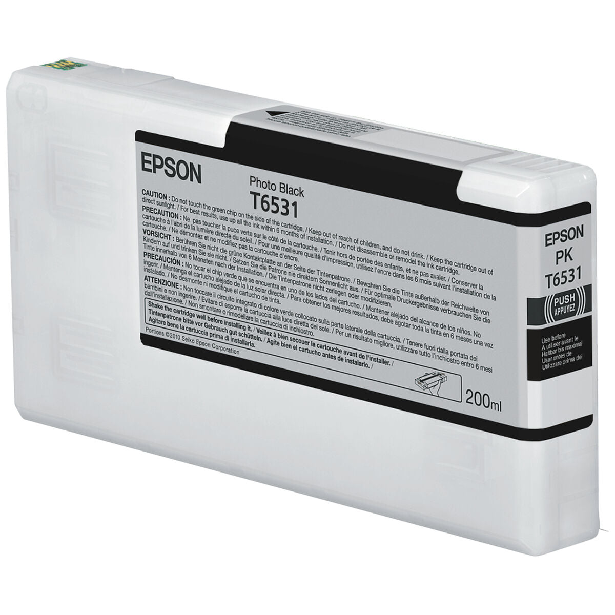 Tinteiro de Tinta Original Epson C13T653100 Preto