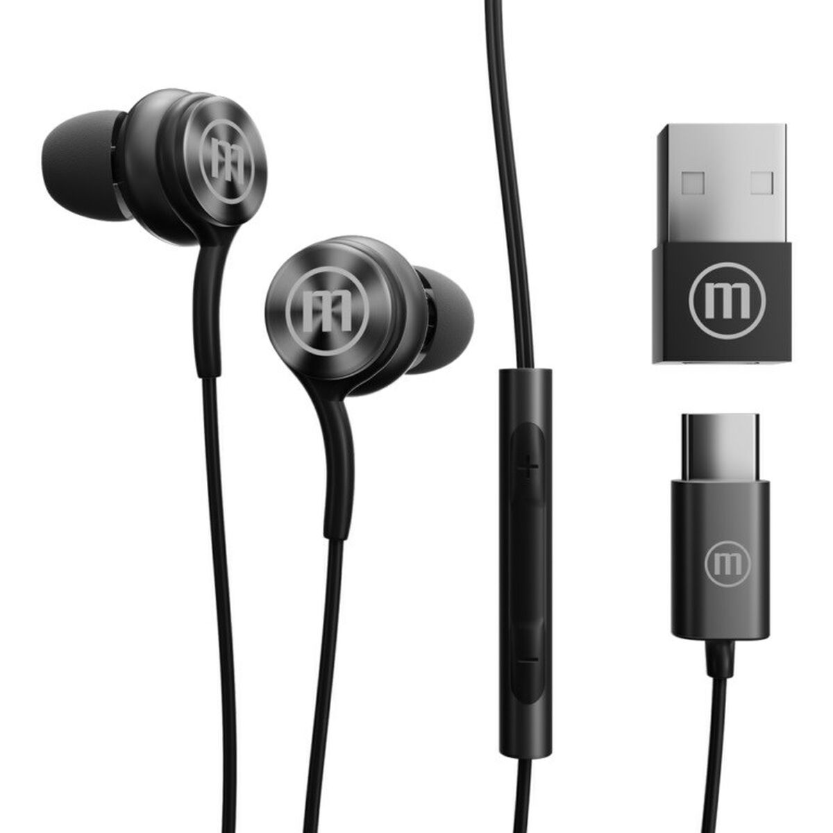 Auriculares com microfone Maxell XC1 Preto