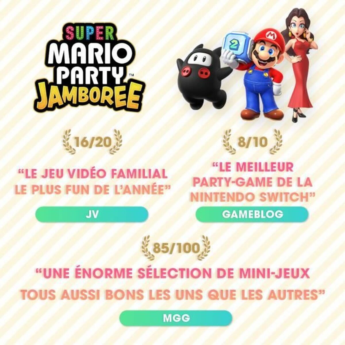 Videojogo para Switch Nintendo Super Mario Party : Jamboree