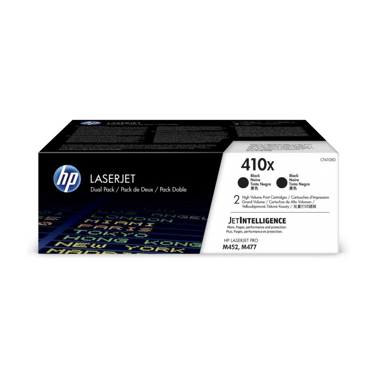 Tóner Original HP 410X XL Preto (2 Unidades)