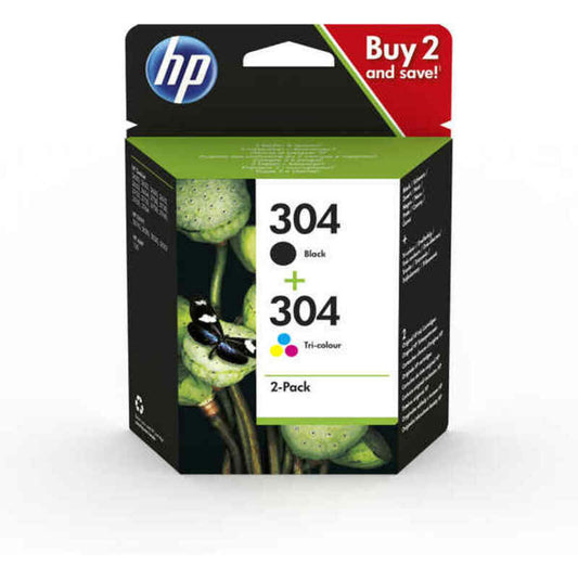 Tinteiro de Tinta Original HP 3JB05AE Preto Multicolor (2 Unidades)