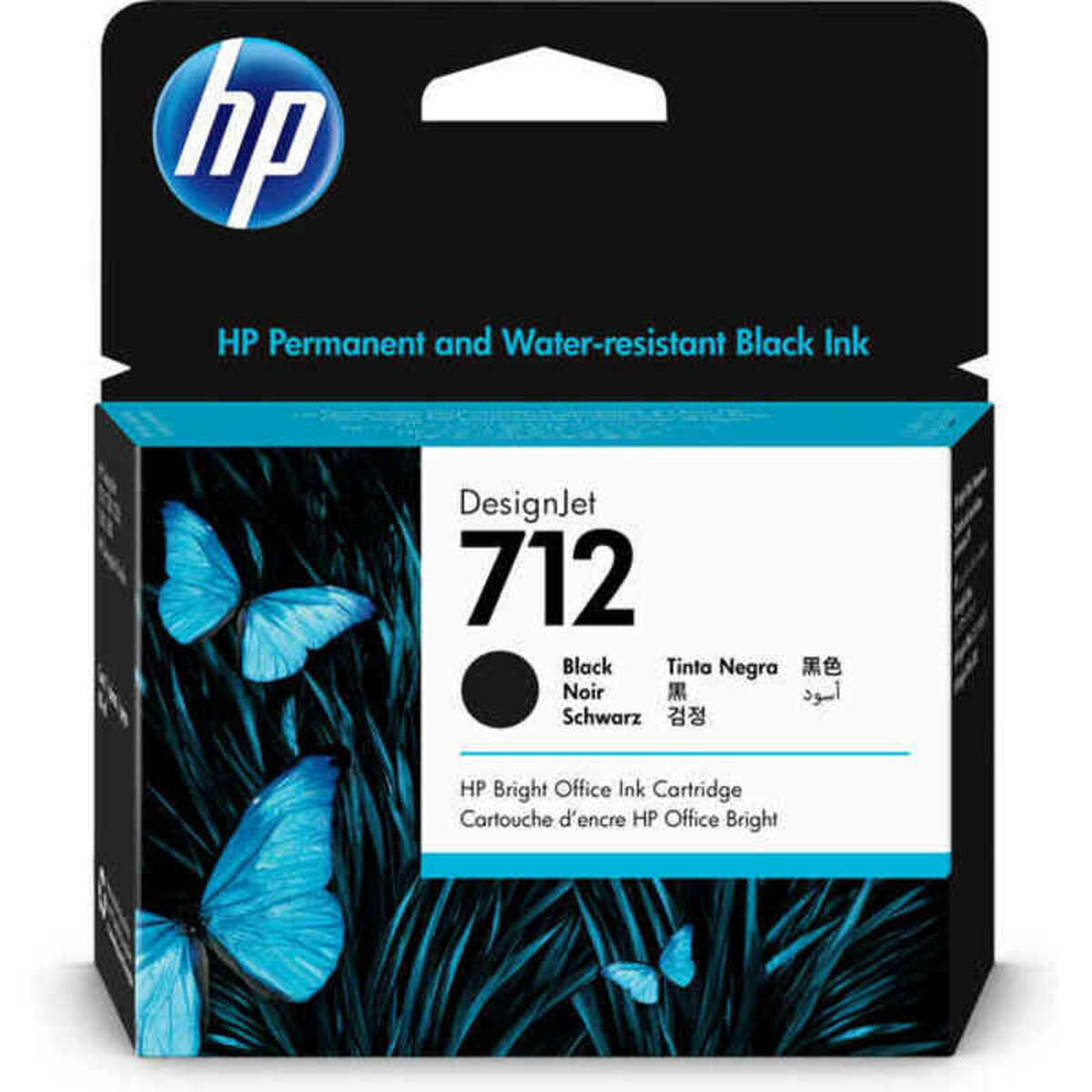 Tinteiro de Tinta Original HP HP 712 Preto