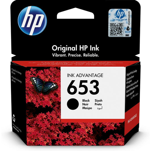 Tinteiro de Tinta Original HP 653 Preto