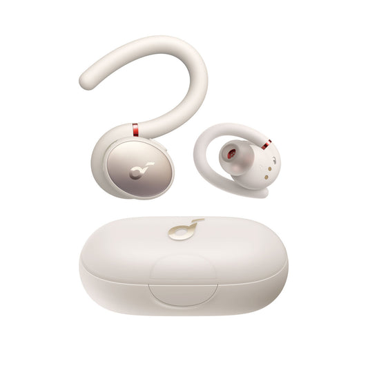 Auriculares Bluetooth com microfone para prática desportiva Soundcore Sport X10 Branco