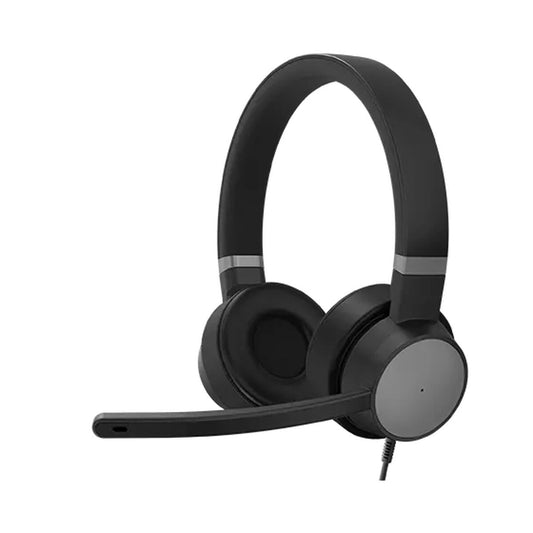 Auriculares com microfone Lenovo Preto