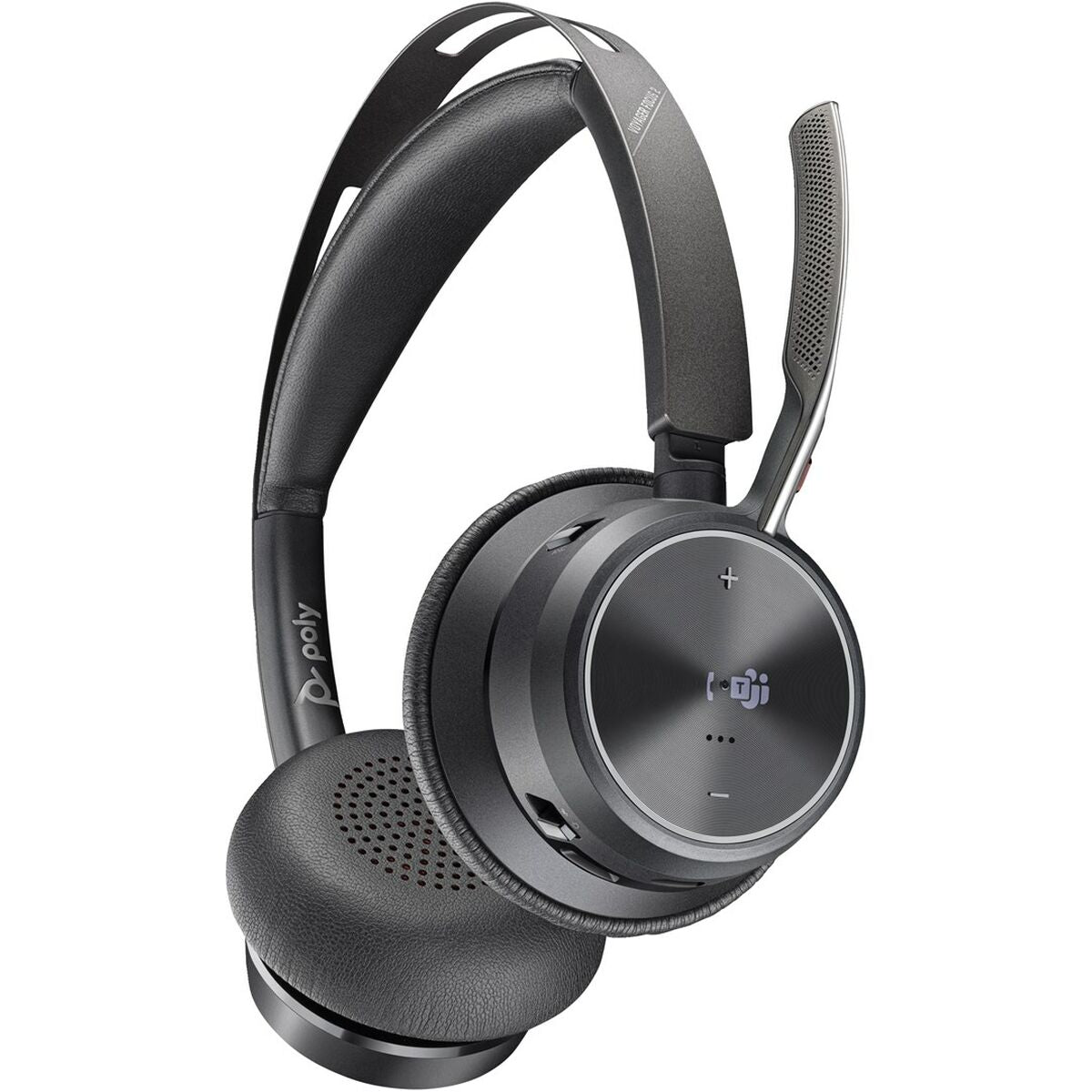 Auriculares com microfone Poly VFOCUS2-M Preto