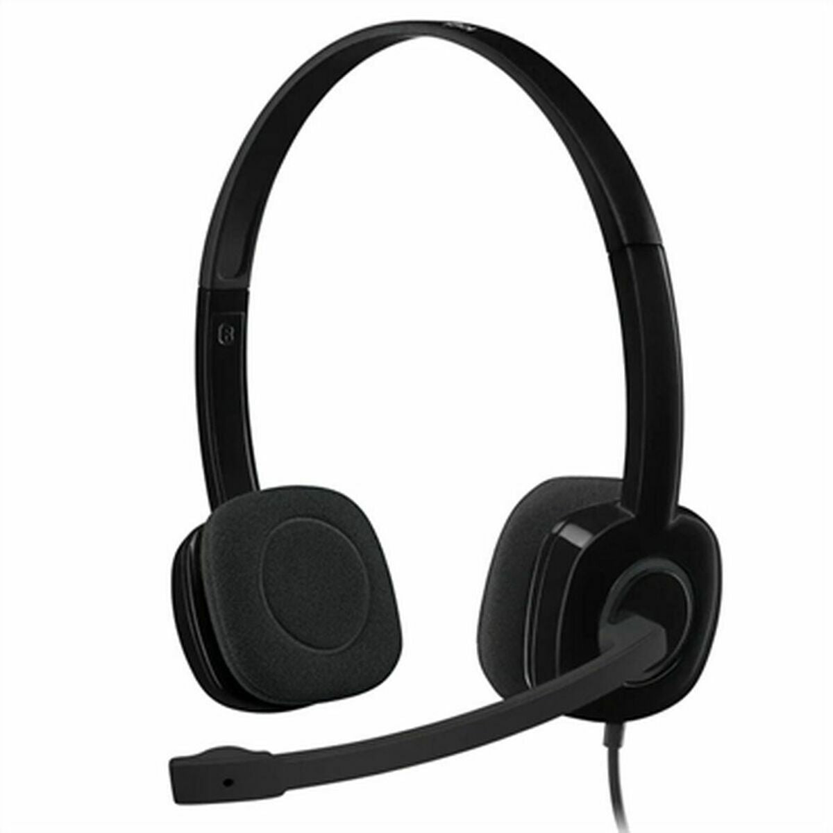 Auriculares com microfone Logitech H151 Preto