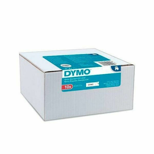 Cinta laminada para máquinas rotuladoras Dymo Value Pack Branco Preto/Branco