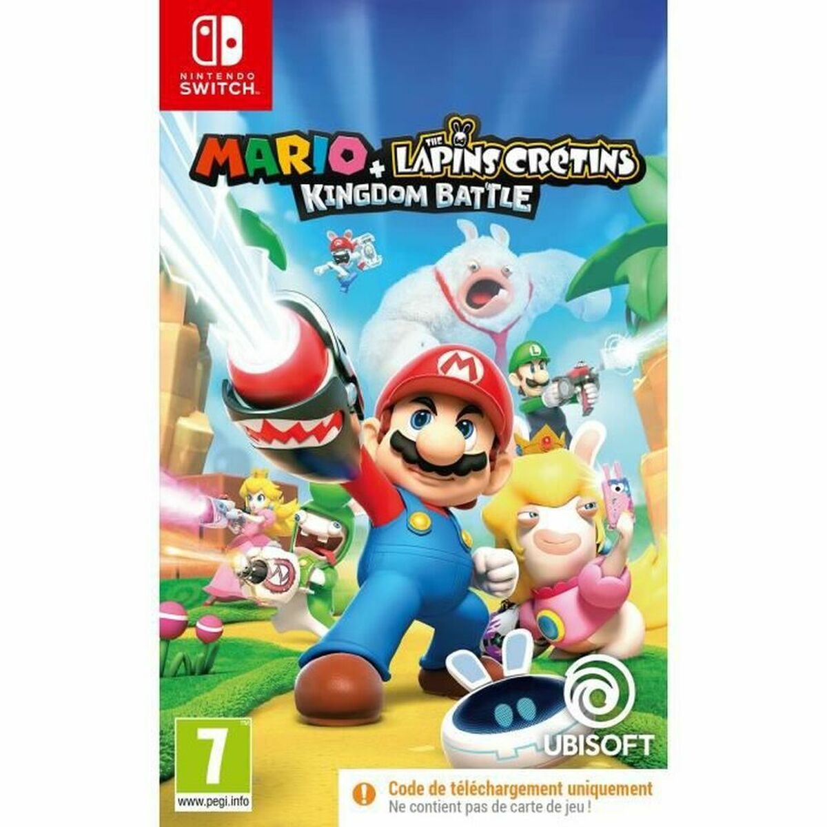 Videojogo para Switch Ubisoft Mario + Raving Rabbids Kingdom Battle Código de descarga