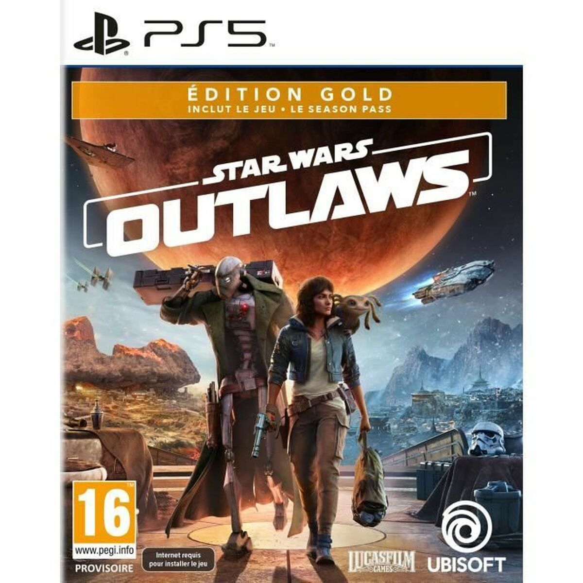 Jogo eletrónico PlayStation 5 Ubisoft Star Wars : Outlaws - Gold Edition