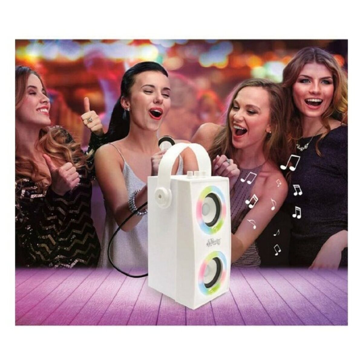 Altifalante Portátil iParty Lexibook BTP180Z Bluetooth Branco