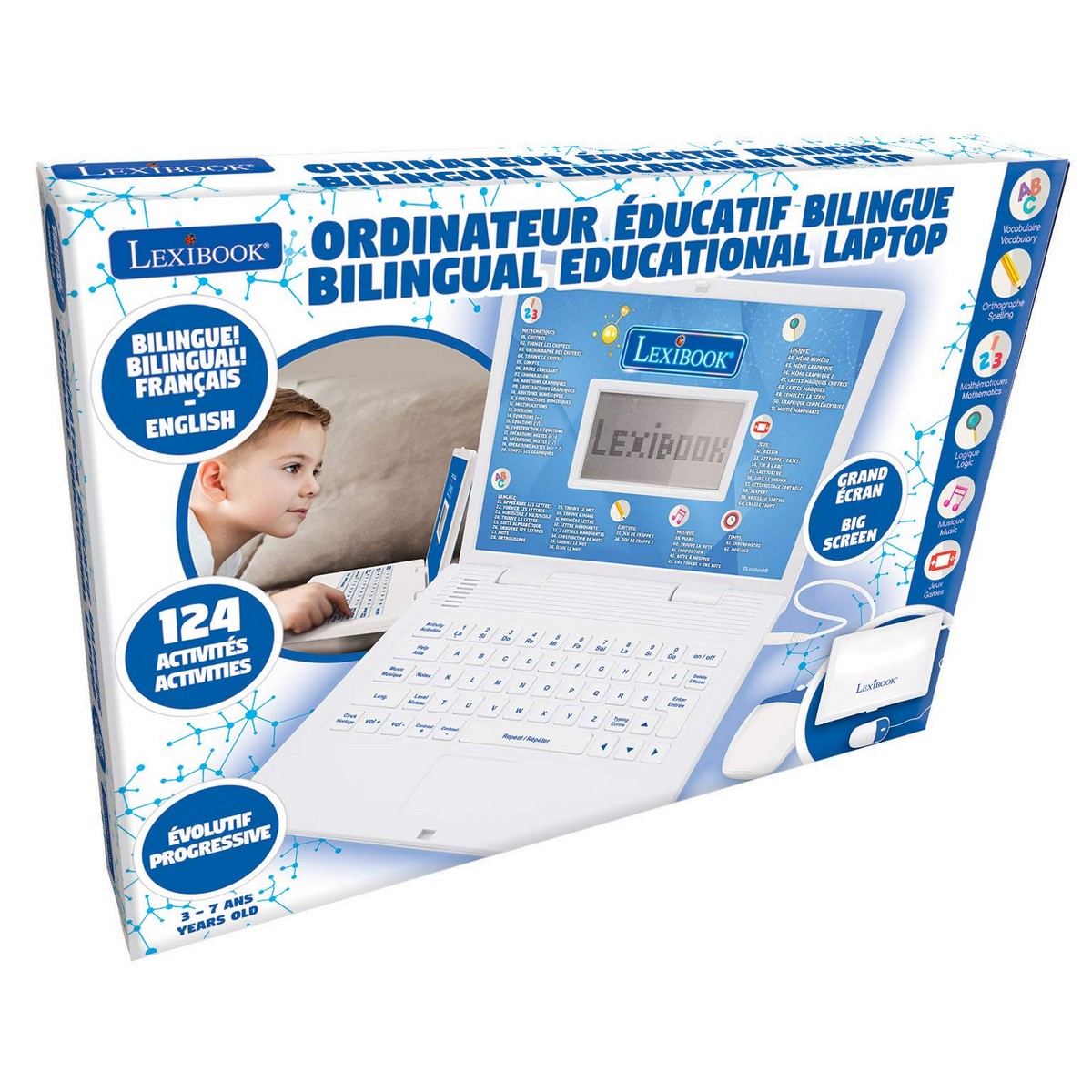 Computador portátil Lexibook JC598i1_01 Infantil Brinquedo Interativo FR-EN