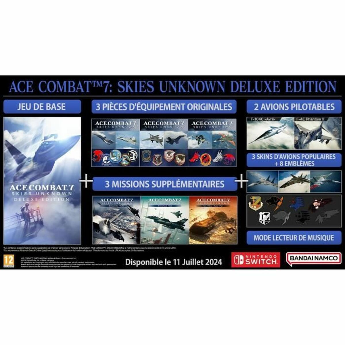 Videojogo para Switch Bandai Namco Ace Combat 7: Skies Unknown Edition Deluxe