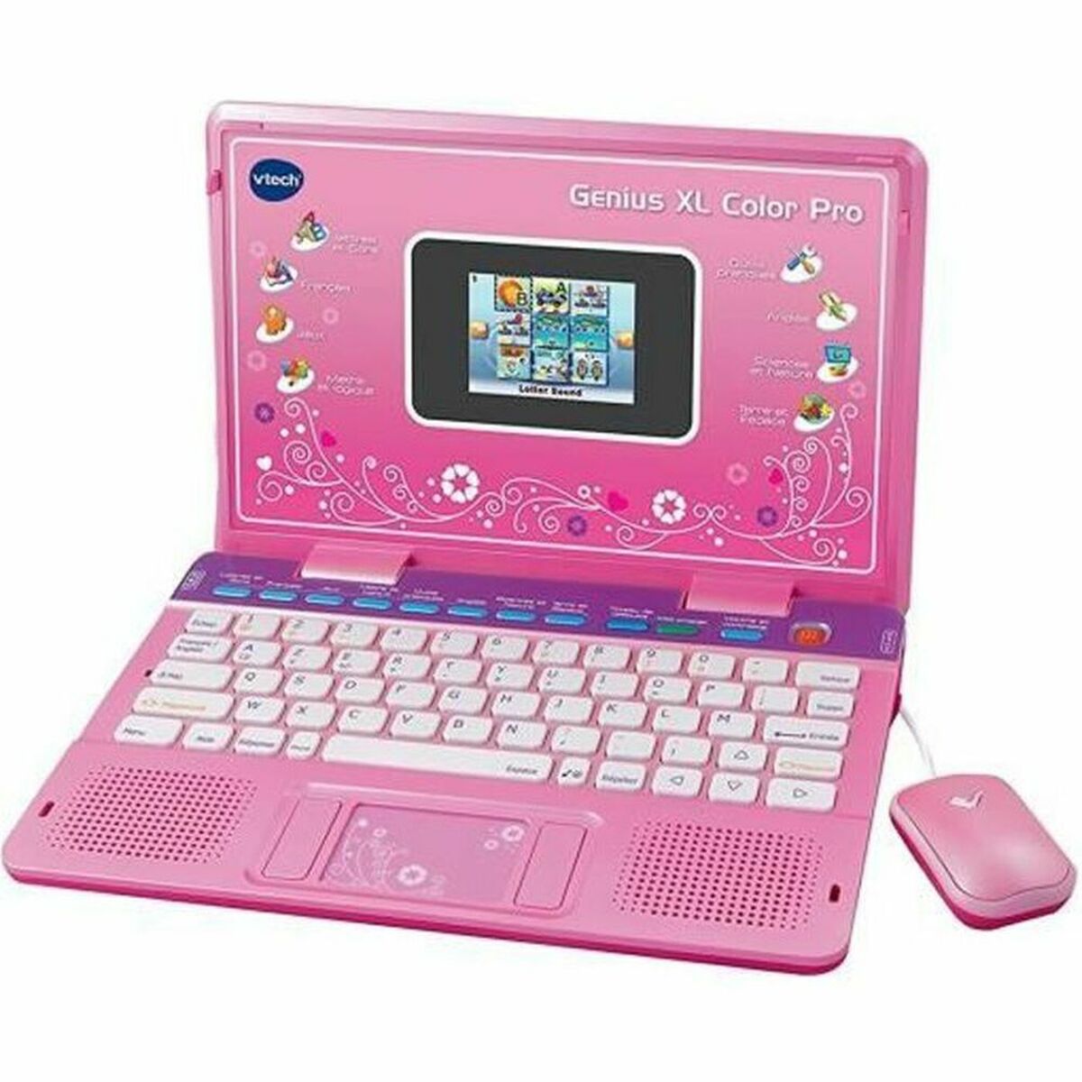 Computador portátil Vtech Genius XL Pro FR-EN Brinquedo Interativo + 6 Anos