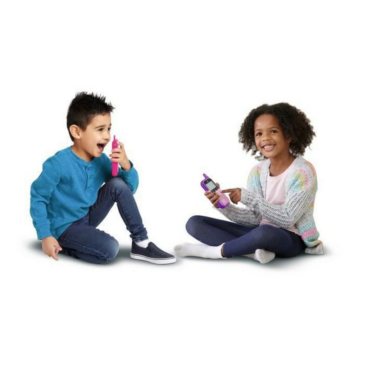 Walkie-Talkies Vtech Kidi Talkie Roxo Cor de Rosa