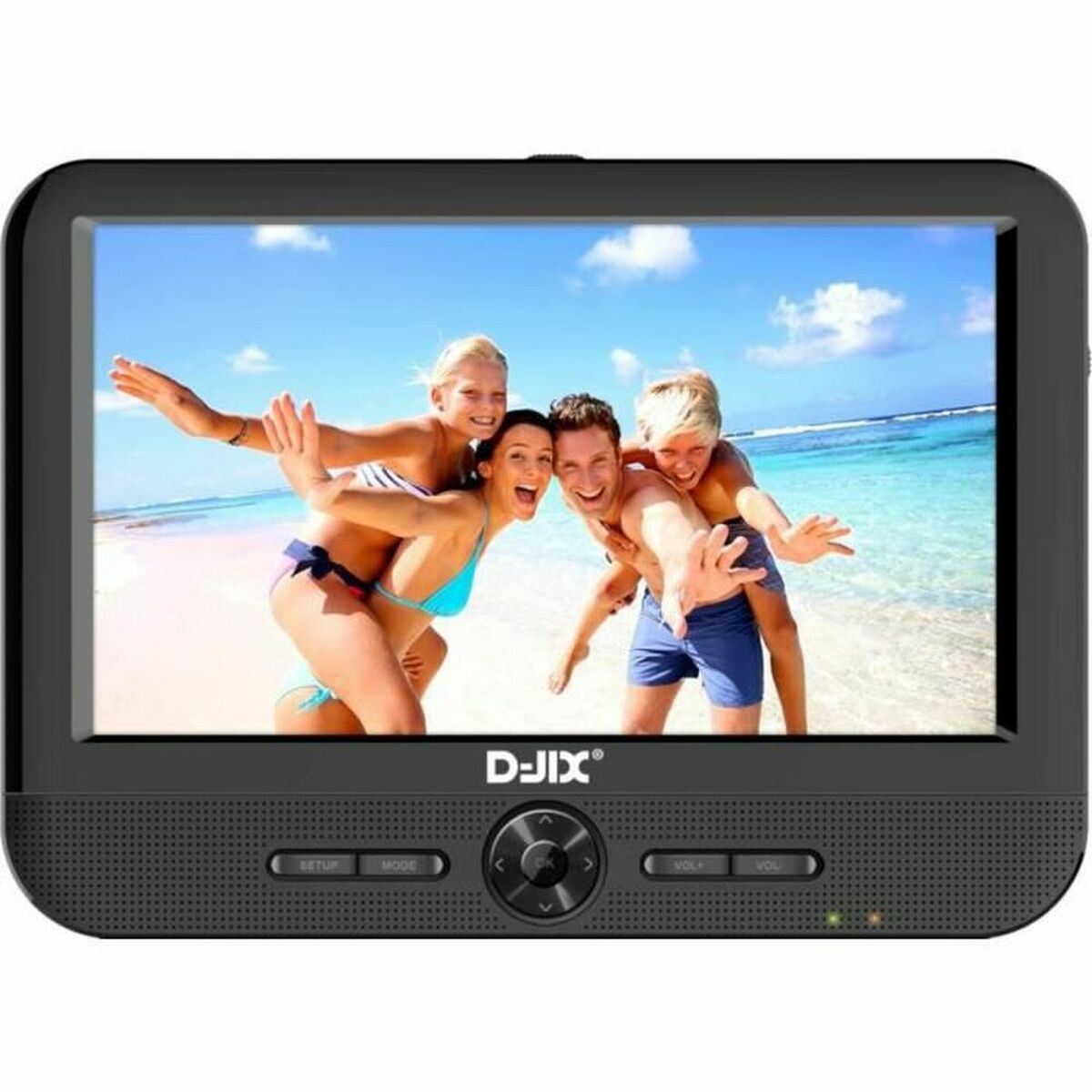 Reprodutor de DVD D-JIX PVS706-50SM noir 7" 800 x 480 px