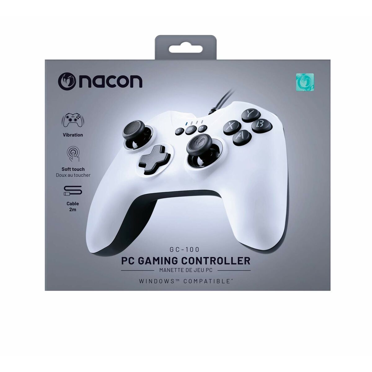 Comando de consola de videojogos Nacon PCGC-100WHITE