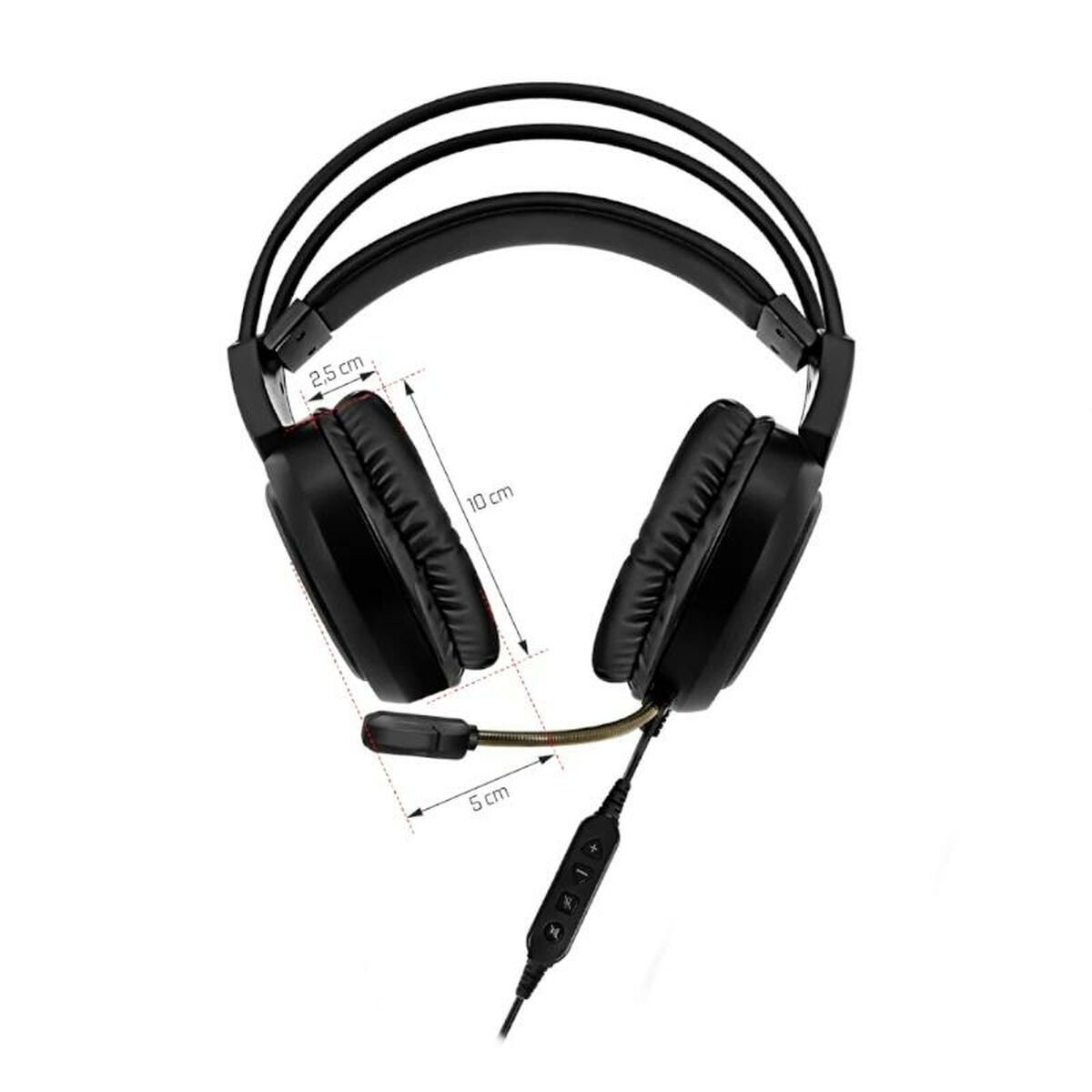 Auricular com Microfone Spirit of Gamer Elite H10 Preto