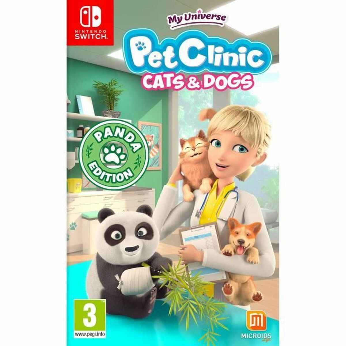 Videojogo para Switch Microids My Universe: PetClinic Cats & Dogs - Panda Edition