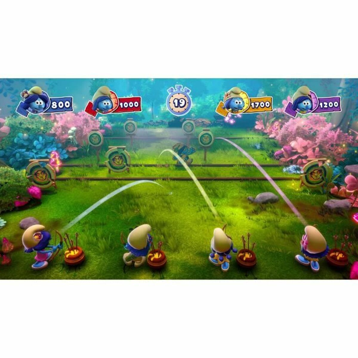 Jogo eletrónico PlayStation 4 Microids The Smurfs: Village Party