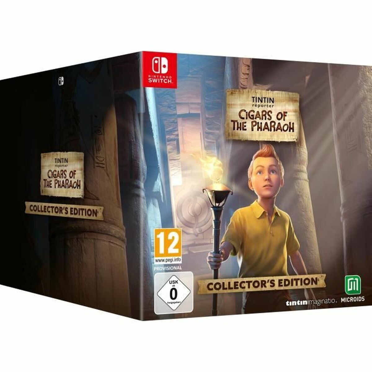 Videojogo para Switch Microids Tintin Reporter Les Cigares Du Pharaon Collector