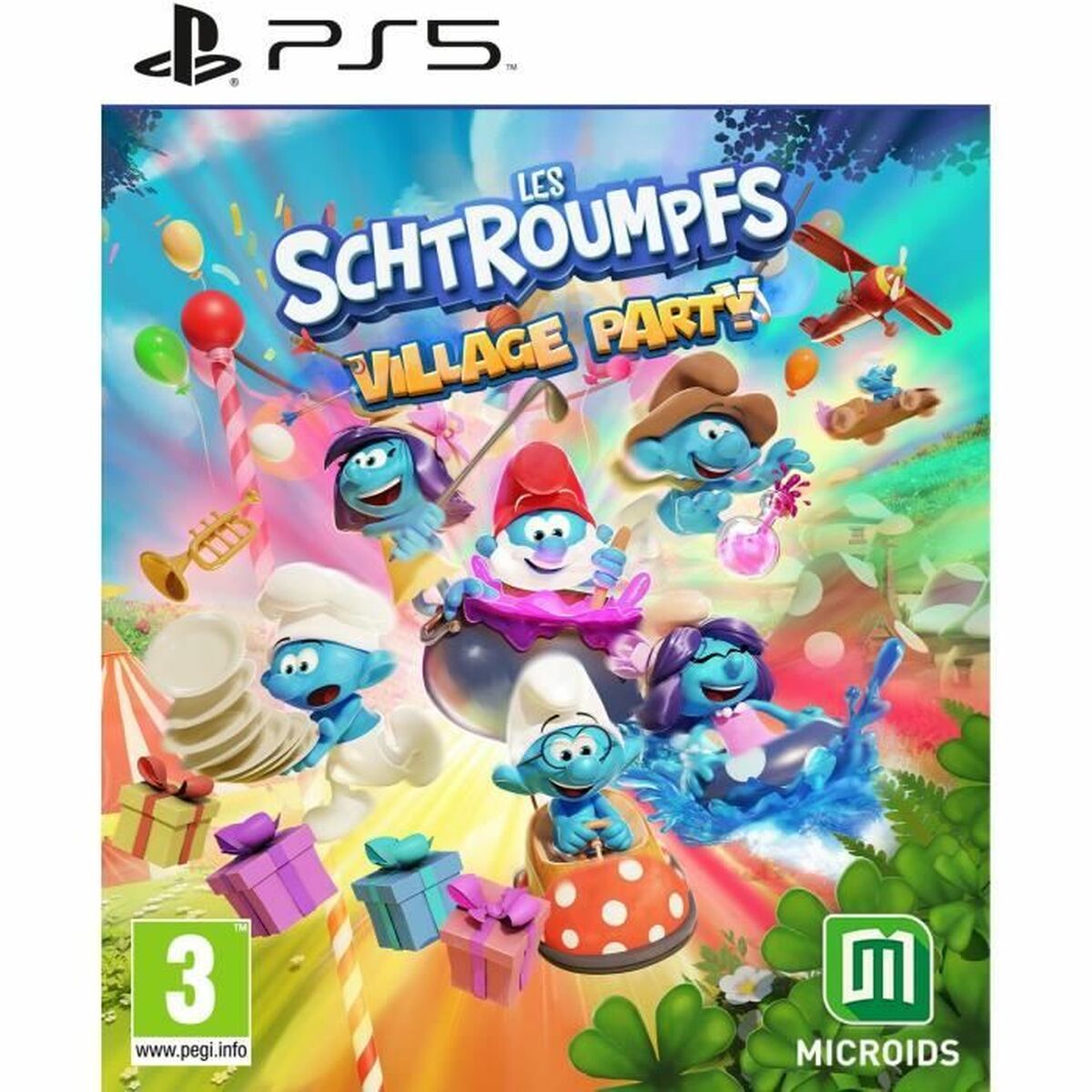 Jogo eletrónico PlayStation 5 Microids Les Schtroumpfs Village Party