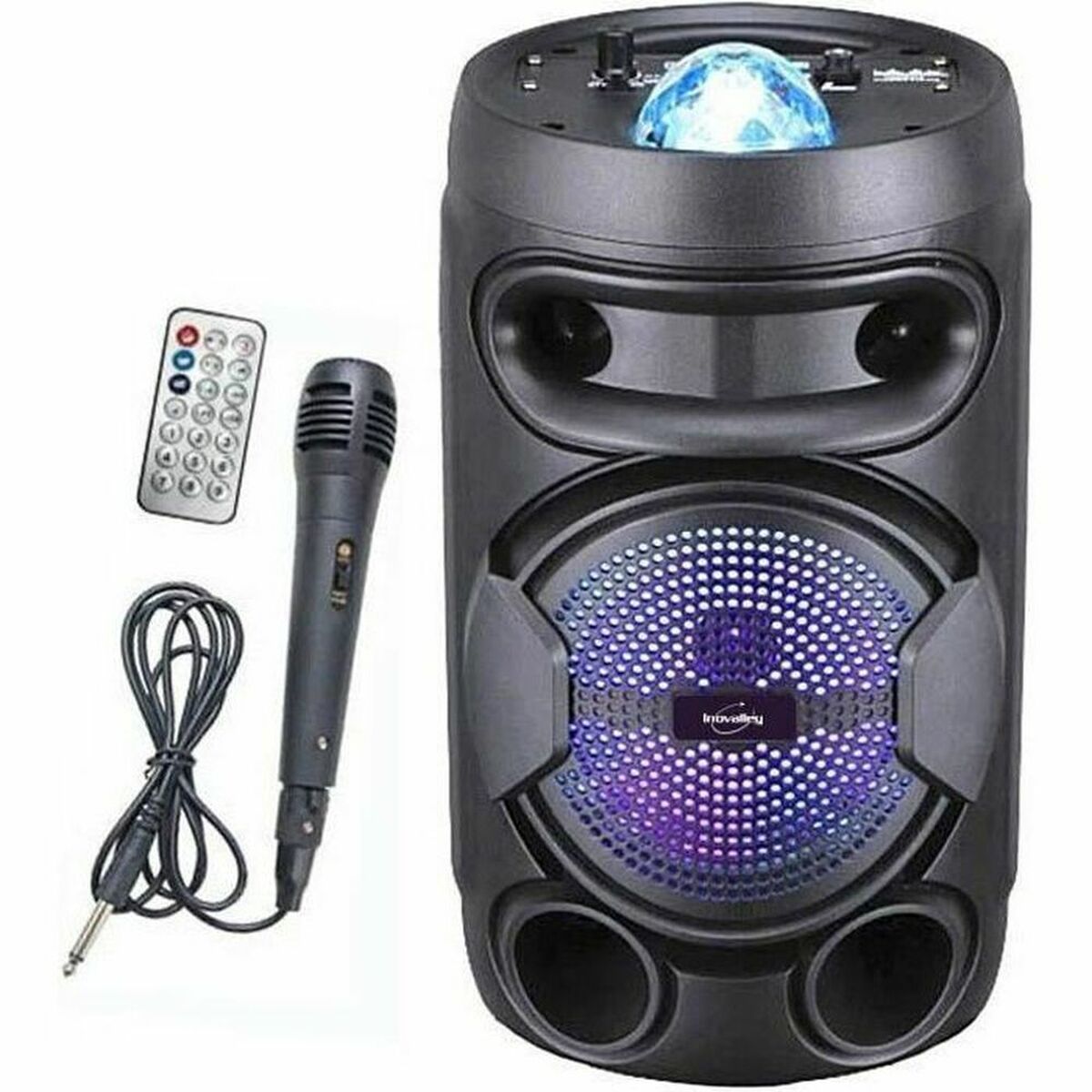 Altifalante Bluetooth Portátil Inovalley KA02 BOWL 400 W Karaoke