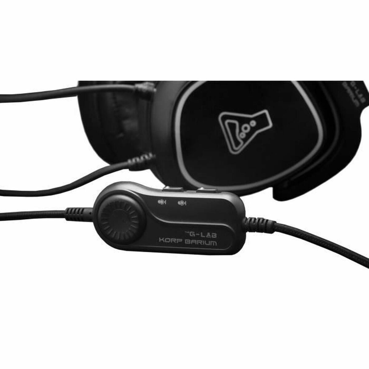 Auriculares com microfone para Vídeojogos The G-Lab Korp Barium