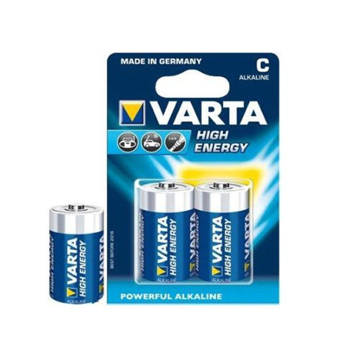 Pilha Varta LR14 C 1,5 V High Energy (2 pcs) Azul