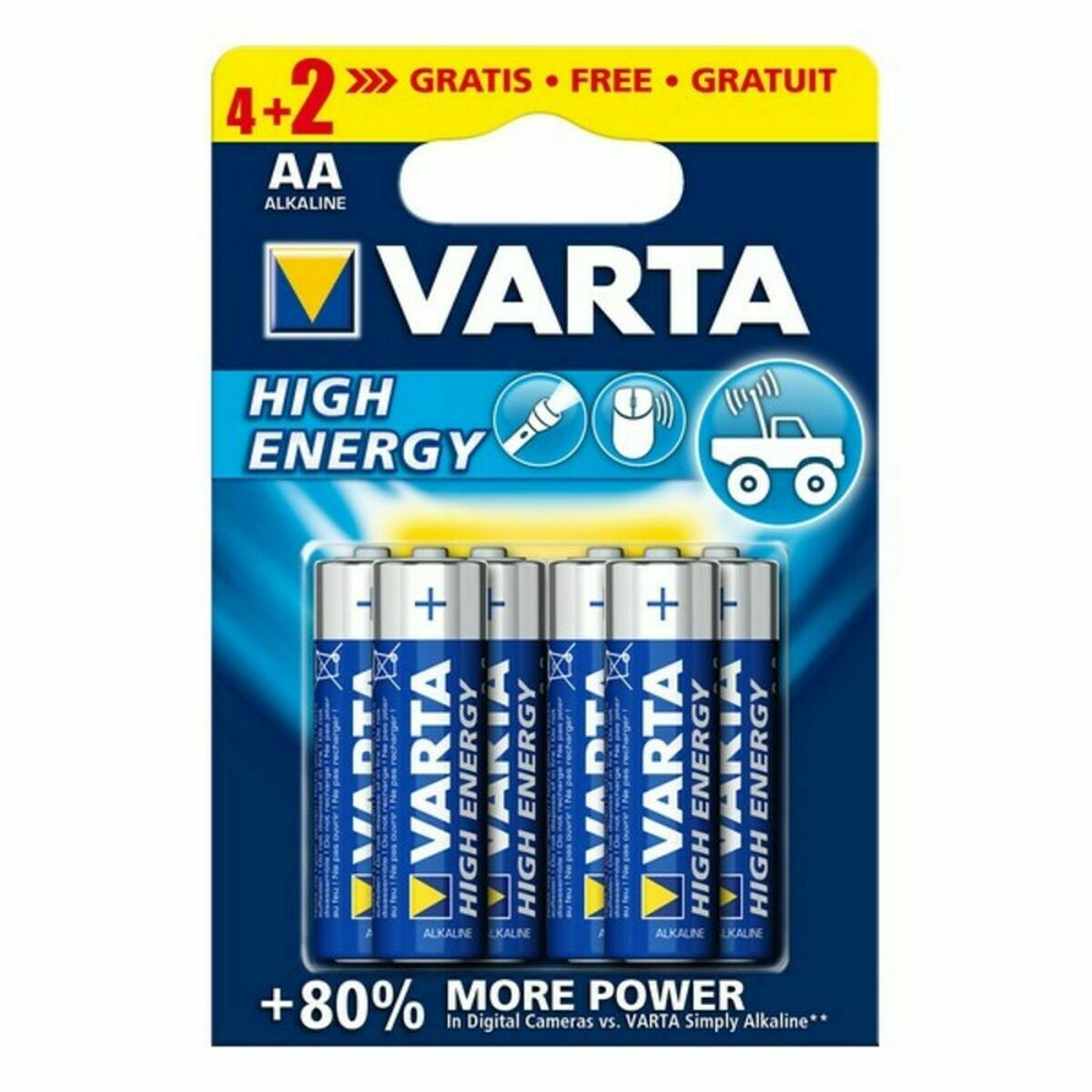 Pilhas Alcalinas Varta 4906121436 AA 1.55 V