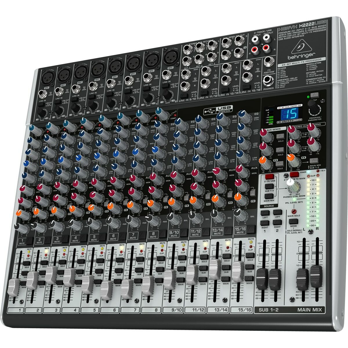 Mesa de Mistura Behringer XENYX X2222USB