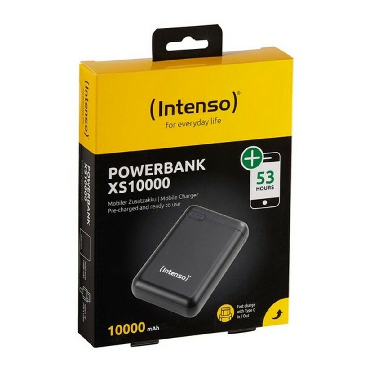 Power Bank INTENSO 7313530 10000 mAh Preto