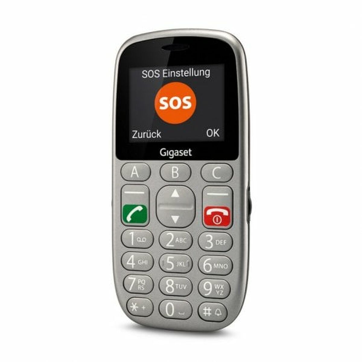 Telefone Móvel para Idosos Gigaset GL390 2,2" 32 GB RAM 2G Cinzento