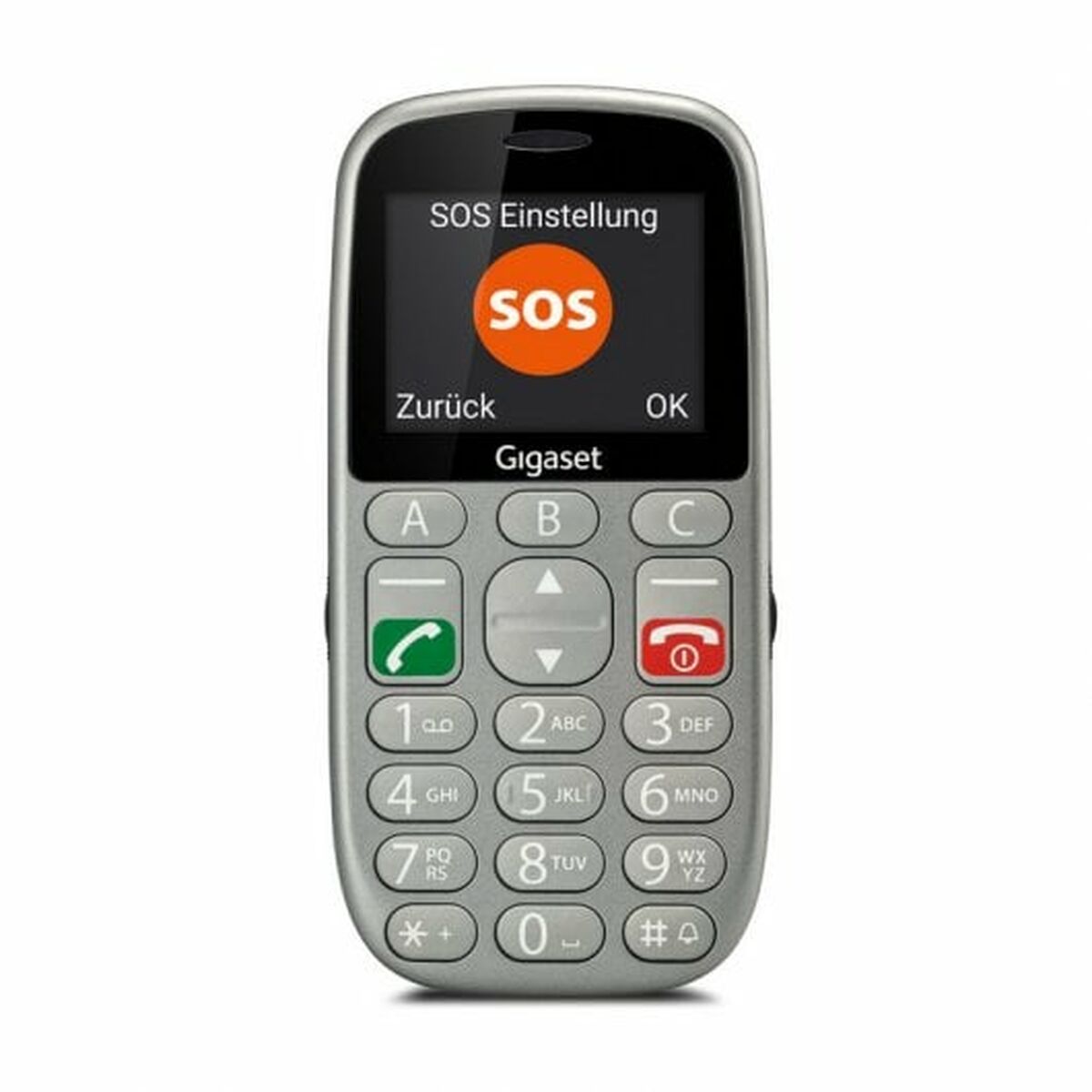 Telefone Móvel para Idosos Gigaset GL390 2,2" 32 GB RAM 2G Cinzento