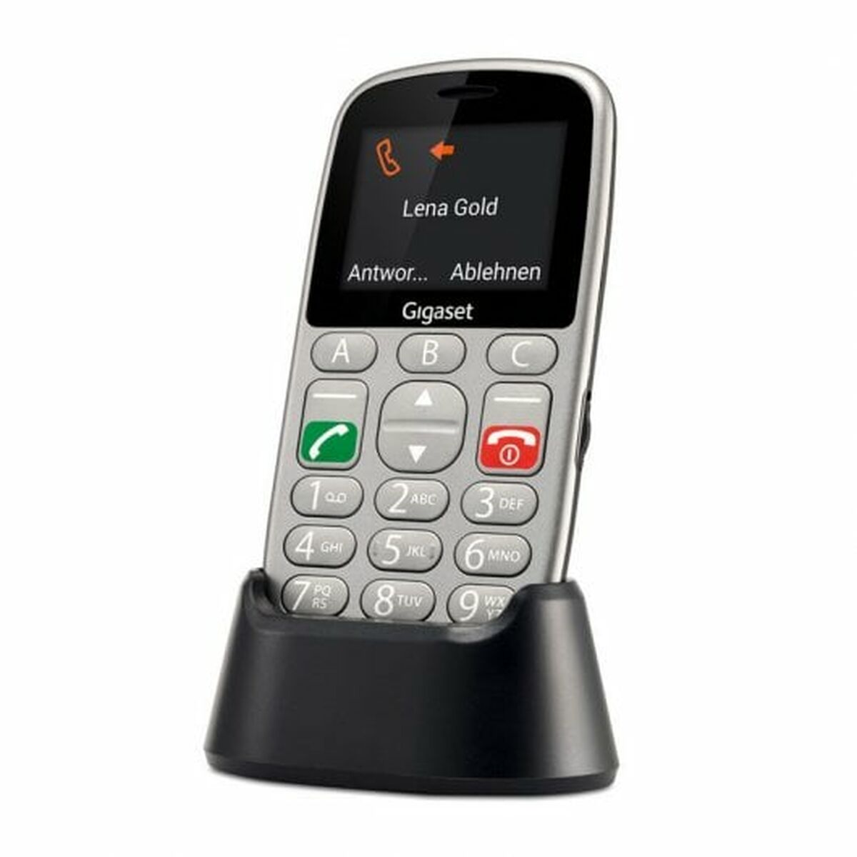 Telefone Móvel para Idosos Gigaset GL390 2,2" 32 GB RAM 2G Cinzento