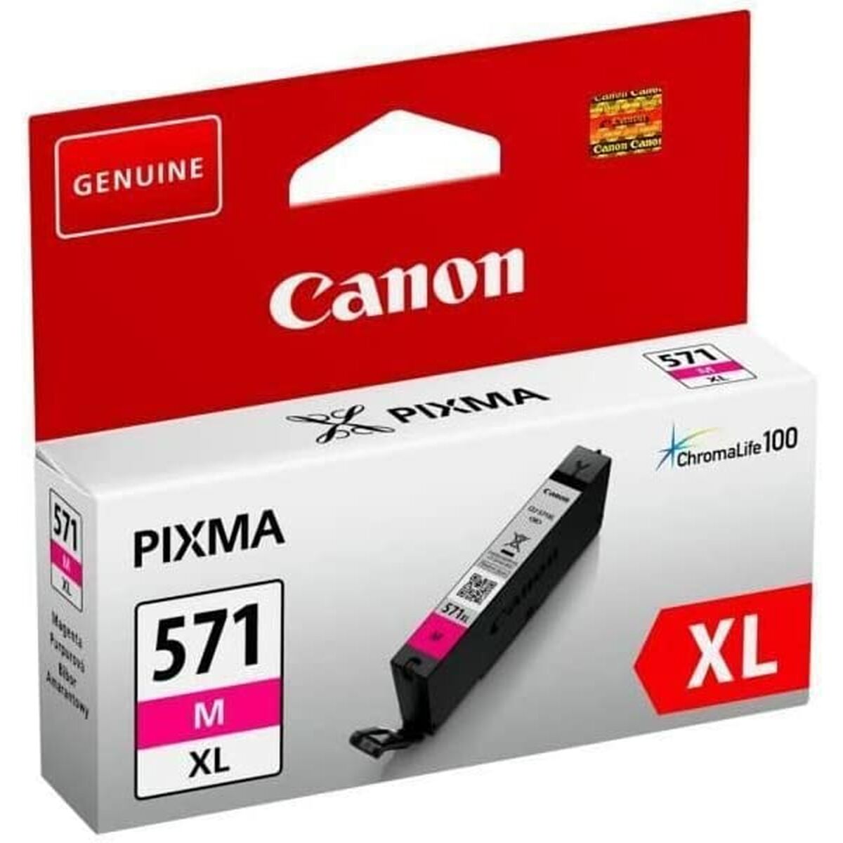 Tinteiro de Tinta Original Canon CLI-571M XL Magenta