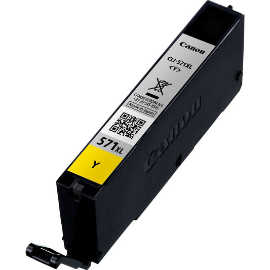 Tinteiro de Tinta Original Canon CLI-571Y XL Amarelo