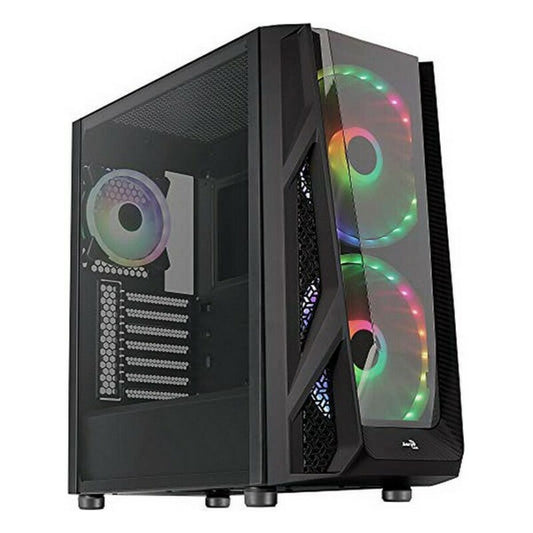 Caixa Semitorre Micro ATX / Mini ITX / ATX Aerocool ACCM-PB20033.11 RGB USB 3.0 Ø 20 cm Preto