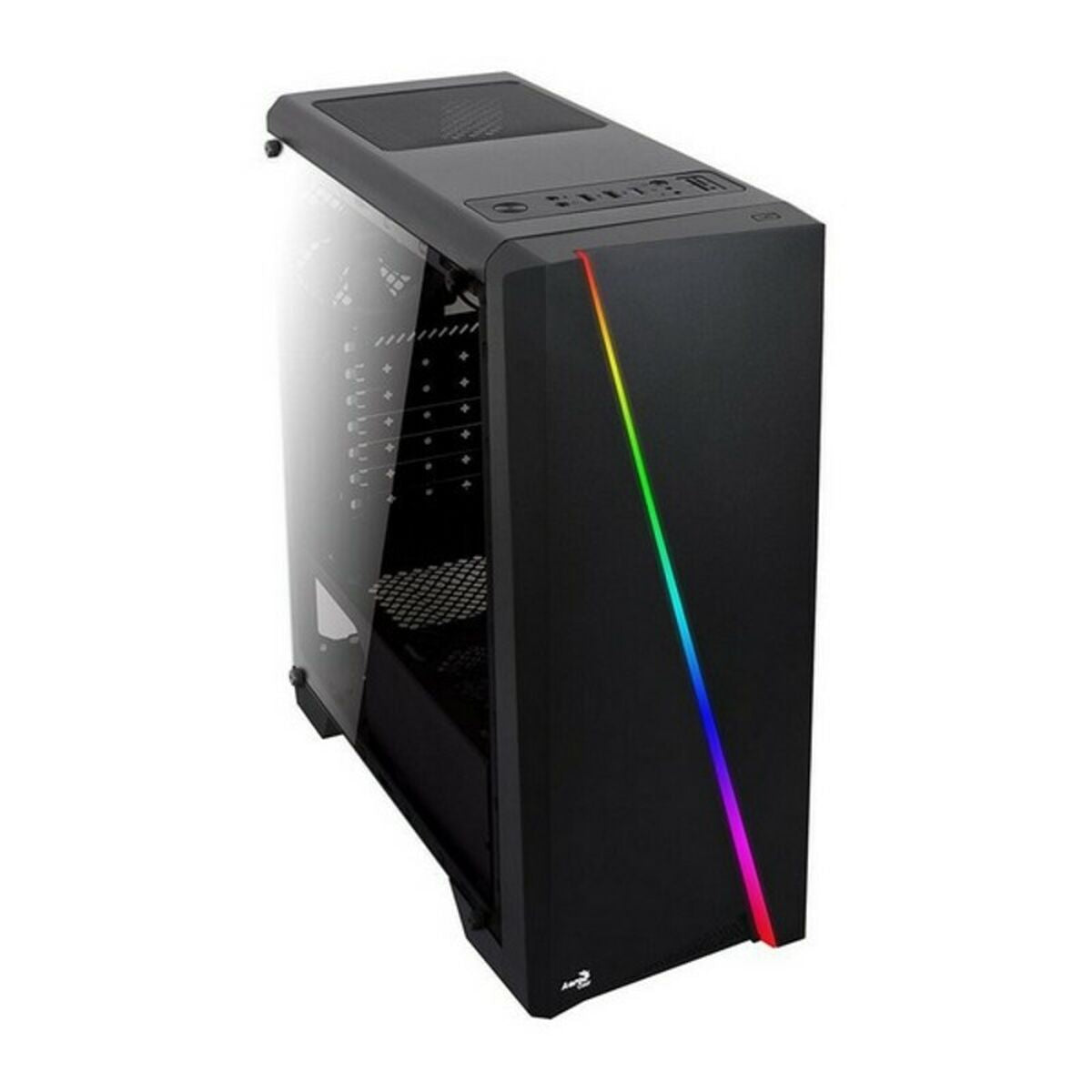 Caixa Semitorre ATX Aerocool Cylon RGB USB3.0 Preto LED RGB