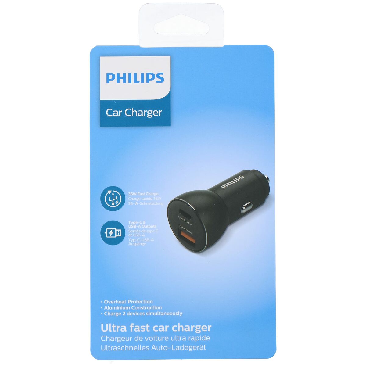 Carregador de Carro Philips DLP2521/00