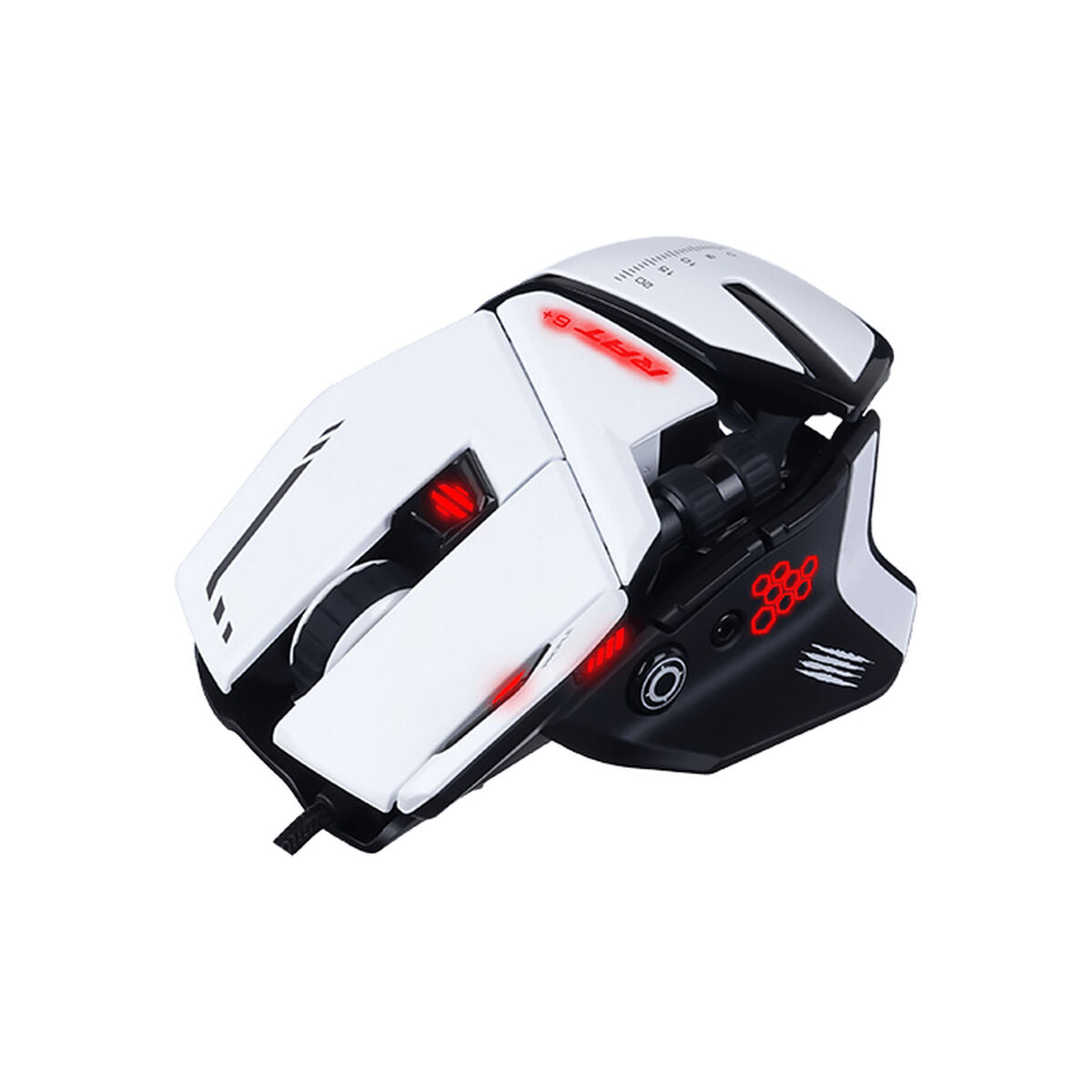 Rato Mad Catz MR04DCINWH000-0 Branco Multicolor Monocromática 12000 dpi