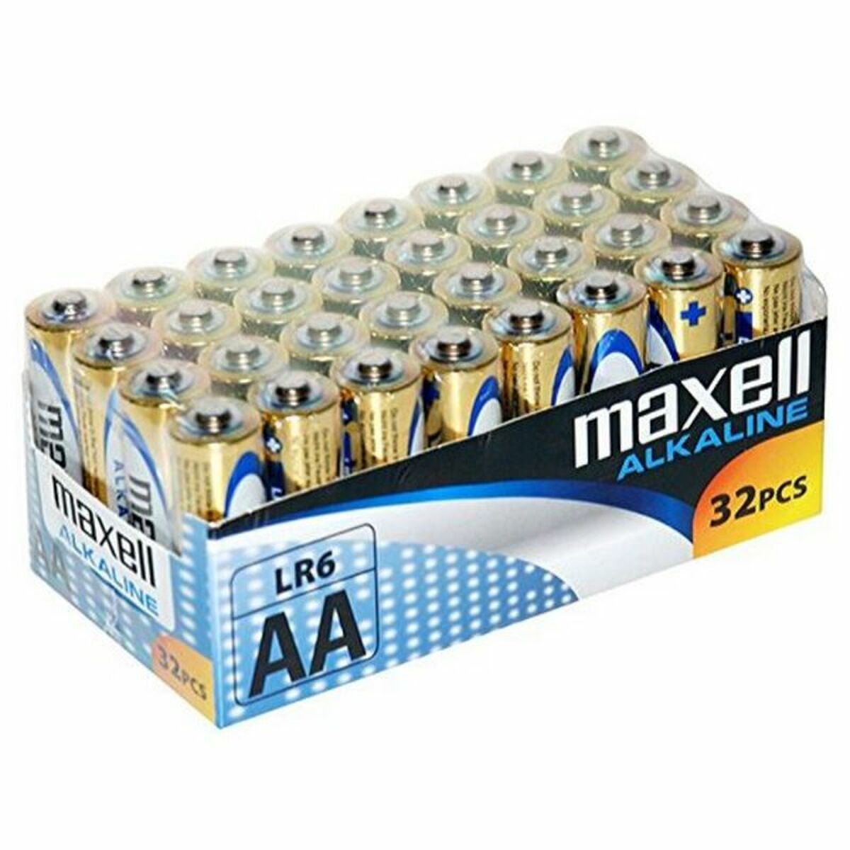 Pilhas Alcalinas Maxell MX-LR06 AA 32 LR06 AA 1.5V (32 pcs) 1,5 V