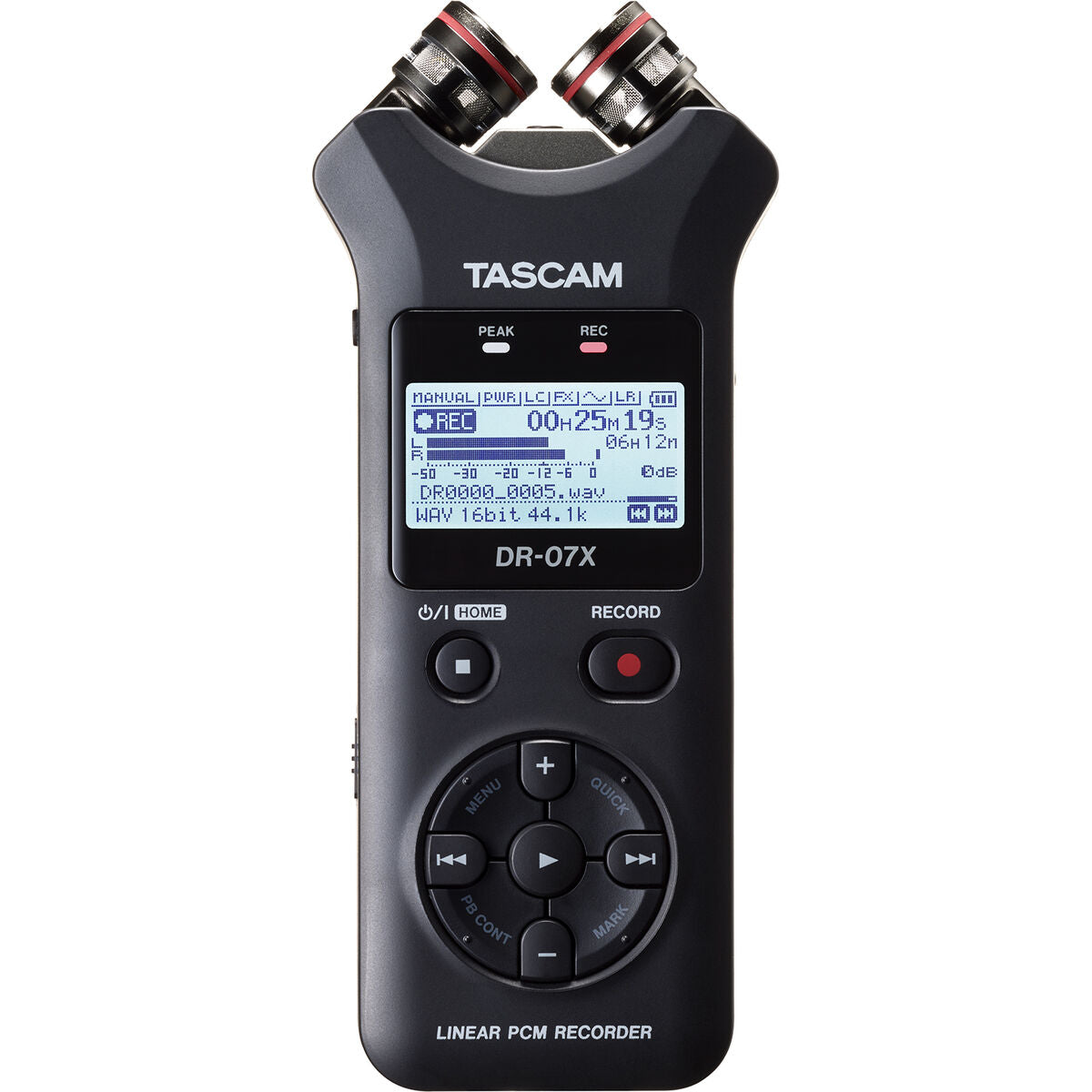 Gravador Tascam DR-07X Azul Preto