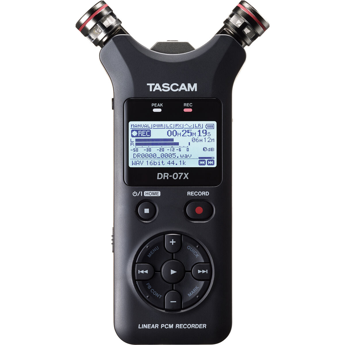 Gravador Tascam DR-07X Azul Preto