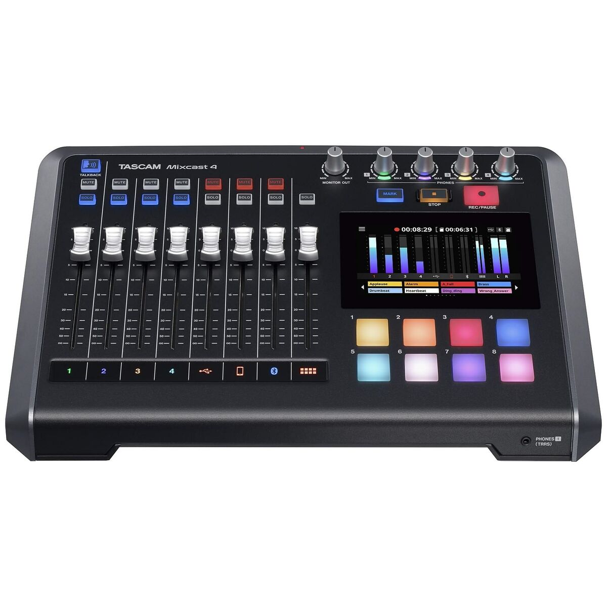 Mesa de DJ Tascam MIXCAST 4