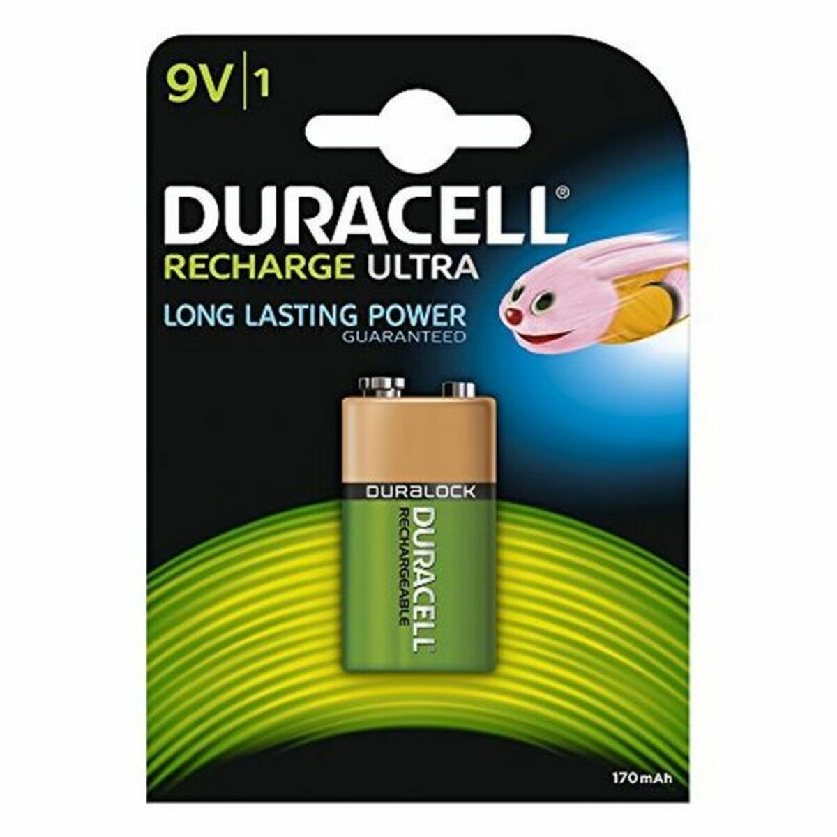 Pilha Recarregável DURACELL 056008 HR22 NiMh 9V 170 mAh 9 V