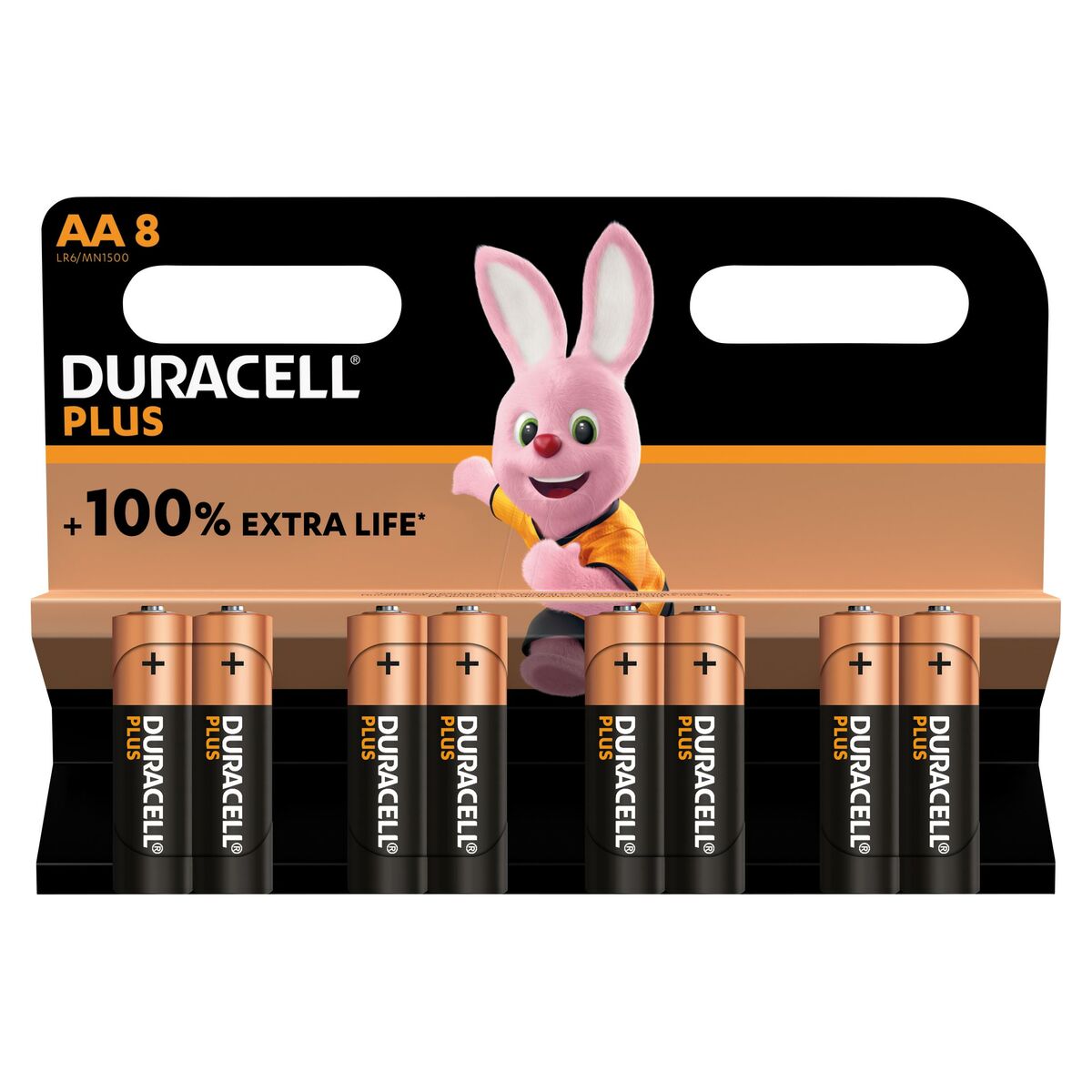 Pilhas Alcalinas DURACELL LR06 LR6 AA 1.5V (8 pcs)